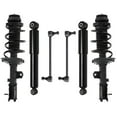 thumbnail image 1 of Detroit Axle - Front Struts Rear Shocks for 2012-2017 Hyundai Accent, Struts with Coil Spring Shock Absorbers Sway Bars Replacement, 1 of 8