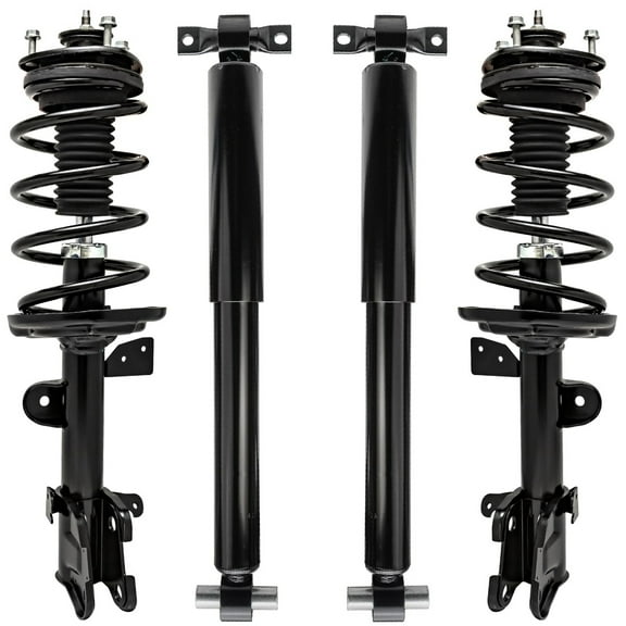 Detroit Axle - Front Struts & Coil Springs Rear Shock Absorbers Replacement for 2009-2015 Honda Pilot - 4pc Set