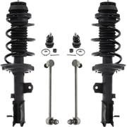 Detroit Axle - Front Struts & Coil Springs Sway Bar Links Lower Ball Joints Replacement for 2012-2017 Hyundai Accent - 6pc Set