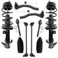 thumbnail image 1 of Detroit Axle - Front Struts & Coil Springs Sway Bar Links Outer Inner Tie Rod Ends Boots Replacement for 2012-2015 Honda Civic EX Coupe - 10pc Set, 1 of 8
