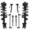 thumbnail image 1 of Detroit Axle - Front Struts & Coil Springs Sway Bar Links Outer Inner Tie Rod Ends Replacement for 2009-2015 Honda Pilot - 8pc Set, 1 of 7