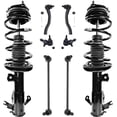thumbnail image 1 of Detroit Axle - Front Struts & Coil Springs Sway Bar Links Outer Tie Rod Ends Lower Ball Joints Replacement for 2012-2015 Honda Civic EX Coupe, 1 of 6