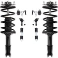thumbnail image 1 of Detroit Axle - Front Struts & Coil Springs Sway Bar Links Outer Tie Rods Lower Ball Joints Replacement for 2002-2005 Mitsubishi Lancer ES - 8pc Set, 1 of 6