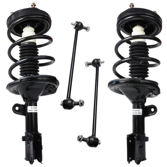 Detroit Axle - Front Struts & Coil Springs Sway Bars Replacement for Kia Sedona Hyundai Entourage - 4pc Set