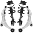 thumbnail image 1 of Detroit Axle - Front Struts Control Arms Kit for 2011-2017 Nissan Quest 2 Lower Control Arms w/Ball Joints 2 Struts with Coil Spring Replacement, 1 of 7