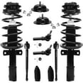 thumbnail image 1 of Detroit Axle - Front Struts + Inner Outer Tie Rods w/ Boots Replacement for 2003 - 2007 Saturn Ion [2.2L & 2.4L Non-Turbo Models ONLY] - 8pc Set, 1 of 9