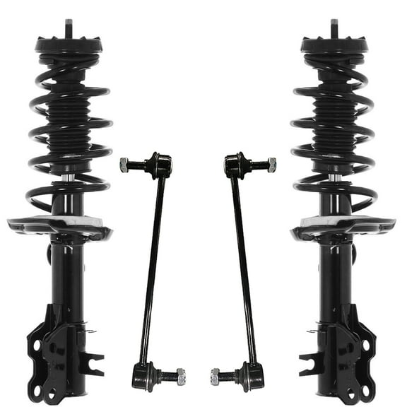 Detroit Axle - Front Struts Kit for 2013-2016 Chevrolet Sonic [RS], 2 Struts with Coil Spring Assembly 2 Sway Bar End Links 2014 2015 Replacement Suspension