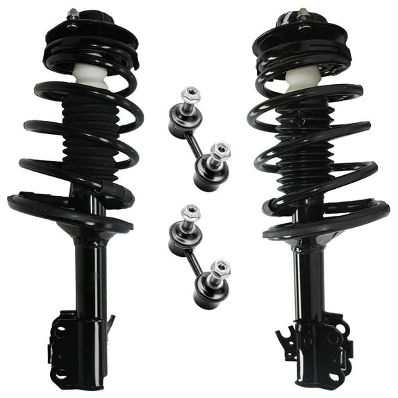Detroit Axle - Front Struts Kit for 1992 1993 1994 Toyota Camry Lexus ES300 2 Ready Struts w/Coil Spring, 2 Sway Bar End Links Replacement