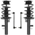thumbnail image 1 of Detroit Axle - Front Struts Suspension Kit for Ford 2014-2020 Transit Connect, 2 Quick Complete Struts with Coil Spring 2 Sway Bar End Links 2015 2016 2017 2018 2019 Replacement, 1 of 7