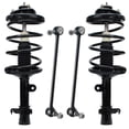 thumbnail image 1 of Detroit Axle - Front Struts Sway Bars for 1999-2004 Honda Odyssey 2 Struts w/Coil Spring 2 Front Sway Bar Links 2000 2001 2002 2003 Replacement Ready Struts Assembly, 1 of 7