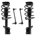 thumbnail image 1 of Detroit Axle - Front Struts Sway Bars for 2007-2012 Nissan Sentra Complete 2 Struts w/Coil Spring 2 Sway Bar Links 2008 2009 2010 2011 Replacement Quick Install Ready Struts Assembly, 1 of 8