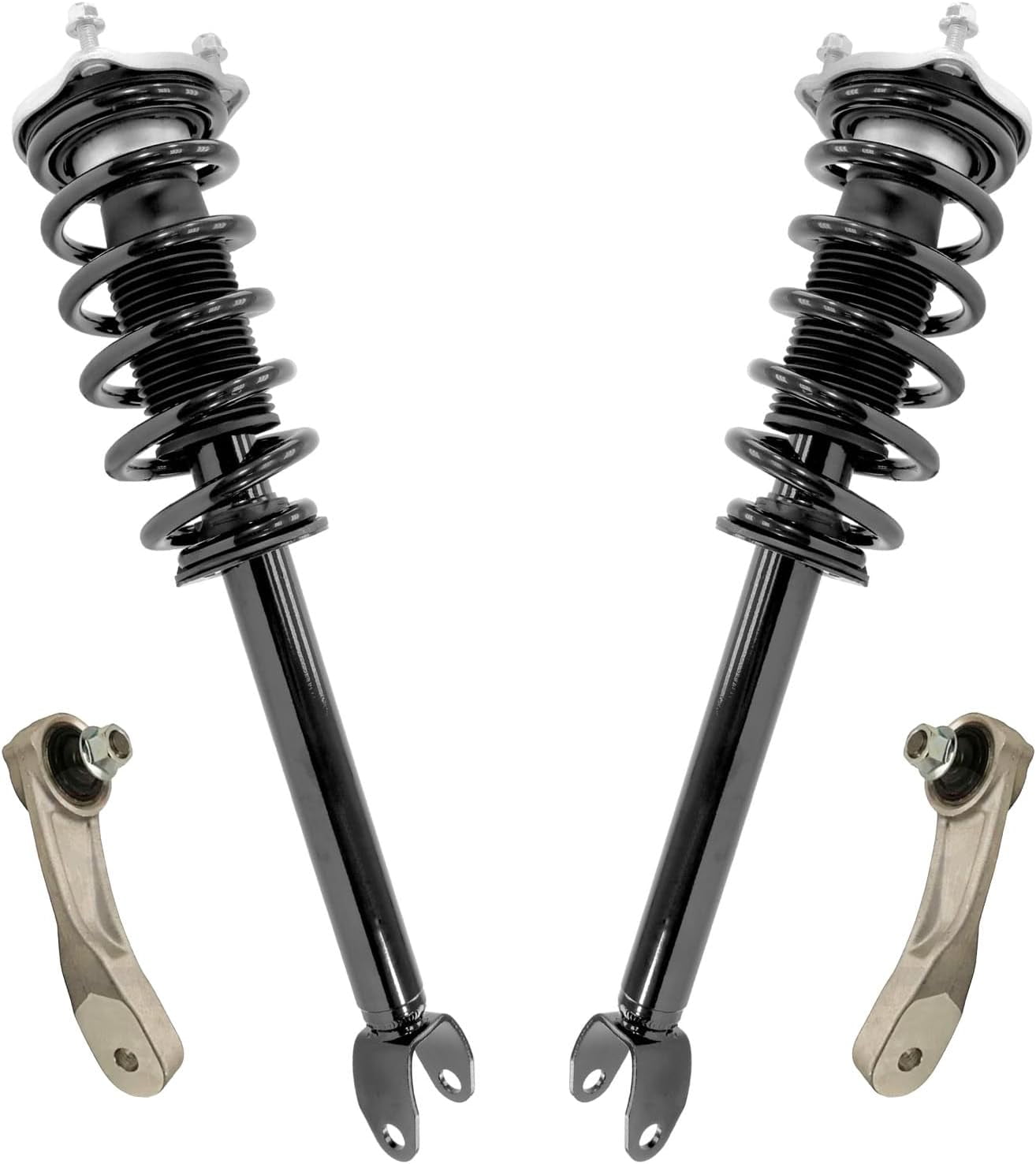 Detroit Axle - Front Struts Sway Bars for 2015-2020 Mercedes-Benz C300 ...