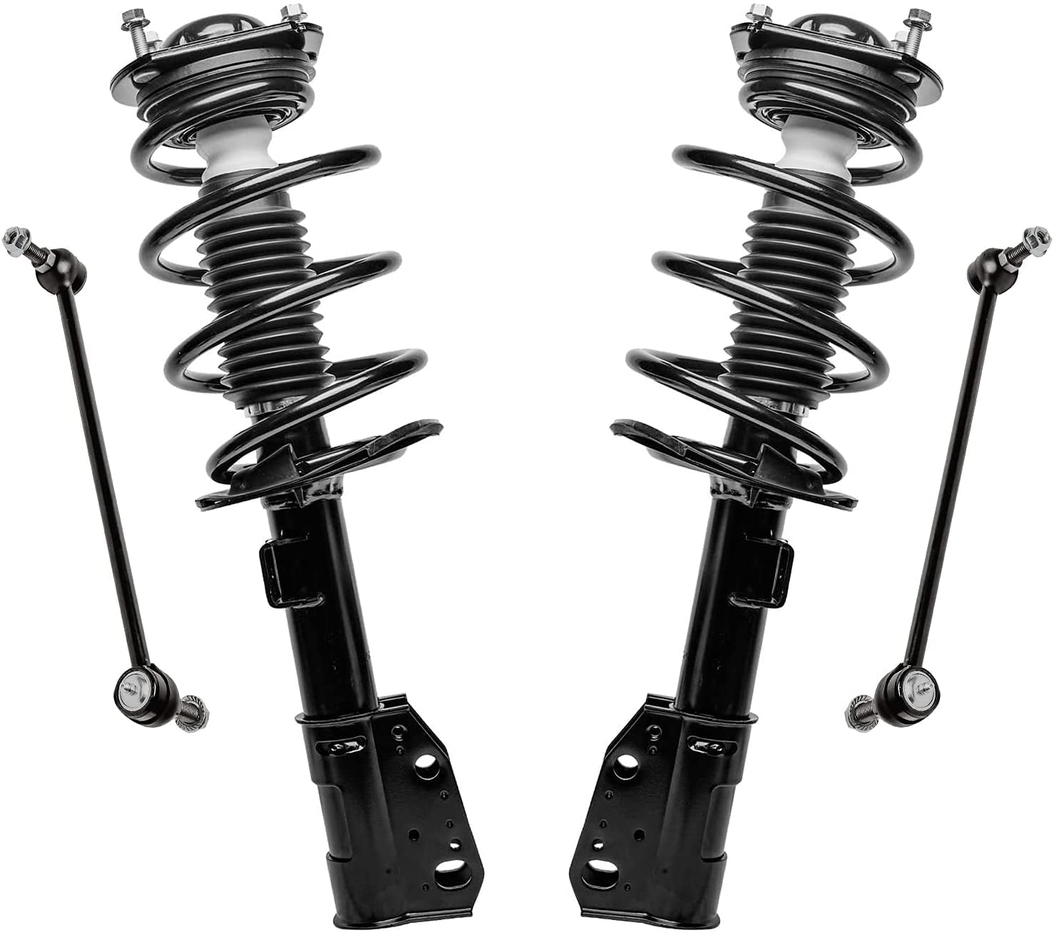 Detroit Axle Front Struts Sway Bars for Chevy Traverse GMC Acadia
