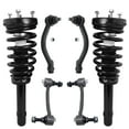 thumbnail image 1 of Detroit Axle - Front Struts + Sway Bars + Outer Tie Rods Replacement for Hyundai Azera Sonata - 6pc Set Fits select: 2007-2010 HYUNDAI SONATA GLS, 2006 HYUNDAI SONATA GLS/LX, 1 of 7
