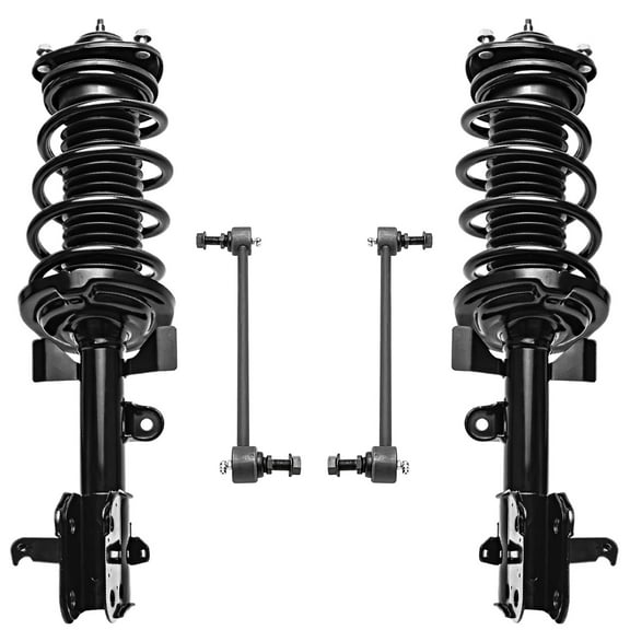 Detroit Axle - Front Struts Sway Bars for 2013 2014 2015 2016 2017 Honda Odyssey Replacement Struts with Coil Spring Sway Bar Links