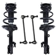 thumbnail image 1 of Detroit Axle - Front Struts Sway Bars for 2004 2005 2006 2007 Toyota Highlander, Complete 2 Struts with Coil Spring 2 Front Sway Bar Links Suspension Kit, 1 of 7