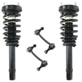 thumbnail image 1 of Detroit Axle - Front Struts Sway Bars kit for 2006-2011 Hyundai Azera 06-10 Sonata Complete 2 Struts w/Coil Spring 2 Front Sway Bar Links 2007 20008 2009 2010 Replacement Ready Struts Assembly, 1 of 7