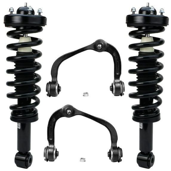 Detroit Axle - Front Struts Upper Control Arms w/Ball Joints Replacement for 2007-2013 Ford Expedition Lincoln Navigator