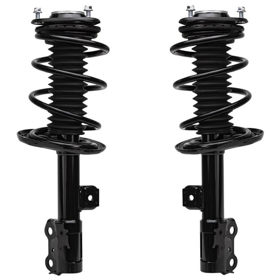 Detroit Axle - Front Struts for 2006-2012 Toyota RAV4 2.4L 2.5L Complete Strut with Coil Spring 2007 2008 2009 2010 Replacement Ready Struts