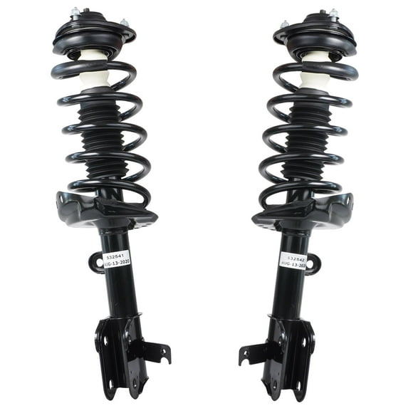 Detroit Axle - Front Struts for 2008 2009 2010 Honda Odyssey Complete 2 Struts w/Coil Spring Replacement Quick Install Ready Struts Assembly