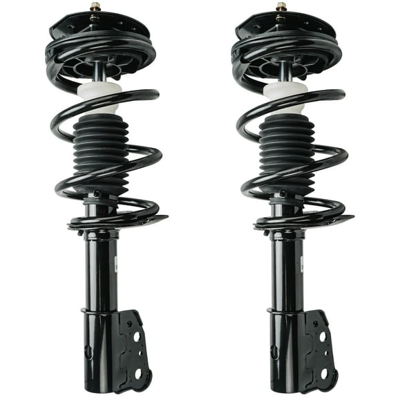 Detroit Axle - Front Struts for Chevy Malibu Pontiac Grand Prix Alero Classic Complete 2 Struts w/Coil Spring Assembly Replacement Ready Struts