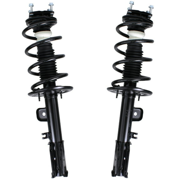 Detroit Axle - Front Struts for FWD 2011 2012 2013 Ford Explorer Complete 2 Struts w/Coil Spring Replacement Quick Install Ready Struts Assembly