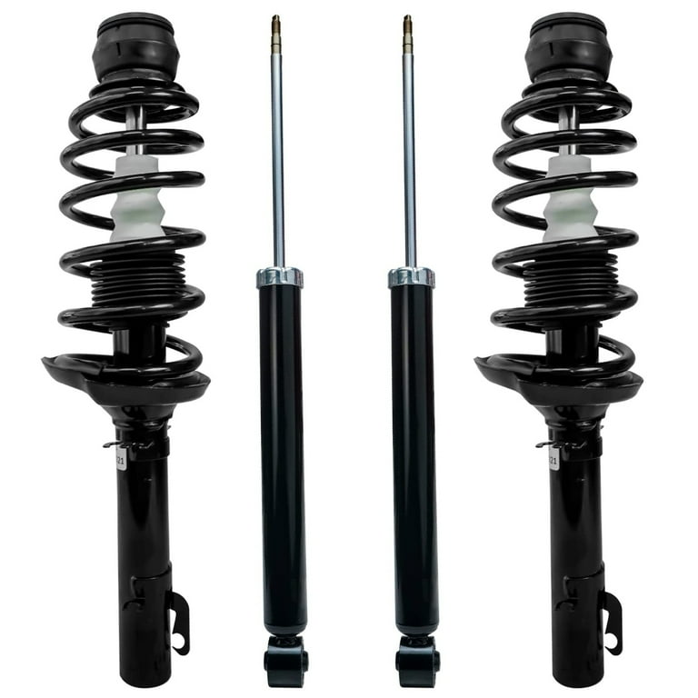 Detroit Axle - Front Struts w/Coil Spring Assembly Rear Shocks Replacement  for Volkswagen Beetle Golf Jetta 