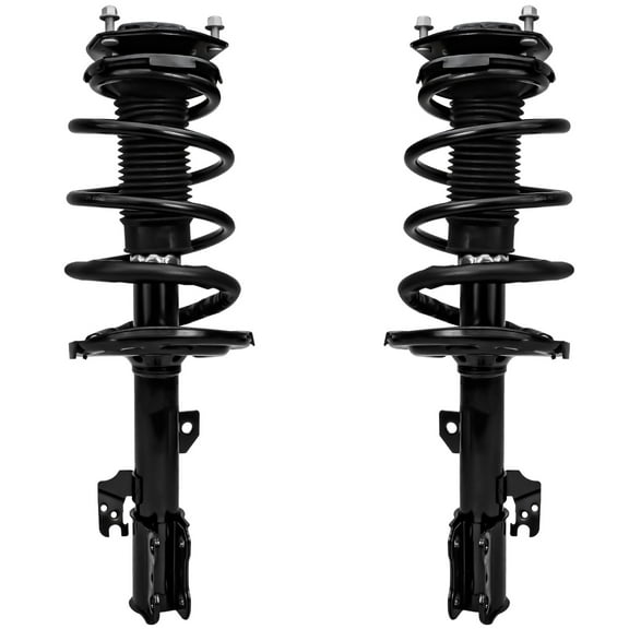 Detroit Axle - Front Struts w/Coil Spring Assembly Replacement for 2007-2010 Toyota Sienna 8 Passenger