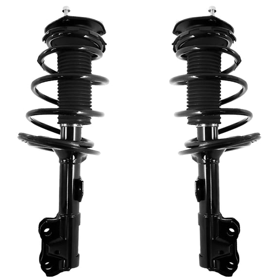 Detroit Axle - 2.5L 2pc Front Struts for  2012-2017 Toyota Camry, Struts & Coil Spring Assembly 2013 2014 2015 2016 Replacement Suspension Quick Install Ready Struts Shocks