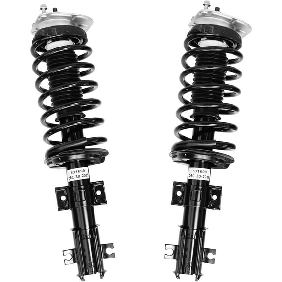 Detroit Axle - Front Struts w/Coil Spring Assembly Replacement for Volvo V70 S70 C70 850