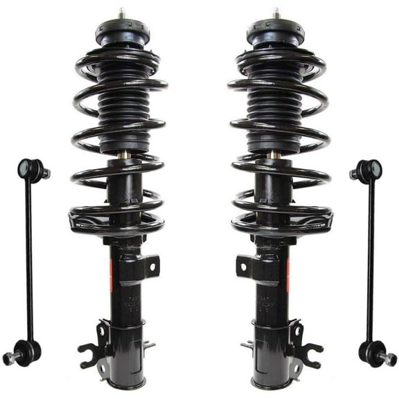 Detroit Axle - Front Struts w/Coil Spring Assembly Sway Bar Links Replacement for Chevrolet Aveo Aveo5 Pontiac G3 Fits select: 2005-2008 CHEVROLET AVEO BASE/LS, 2009 CHEVROLET AVEO LS/LT