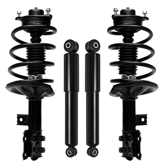 Detroit Axle - Front Struts w/Coil Spring Rear Shock Absorbers Replacement for 2010-2013 Kia Forte Koup Forte5