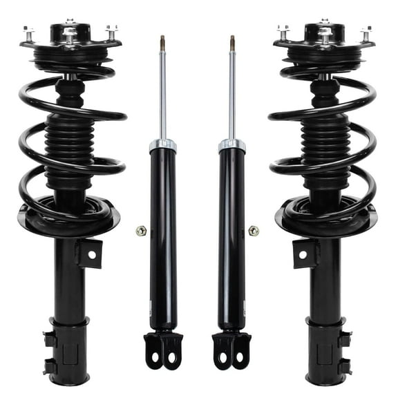Detroit Axle - 4pc Struts Shocks Absorbers for 2011 Hyundai Sonata [Built Before 07/23/2010], 2 Front Struts & Coil Spring Assembly 2 Rear Shock Absorbers Replacement