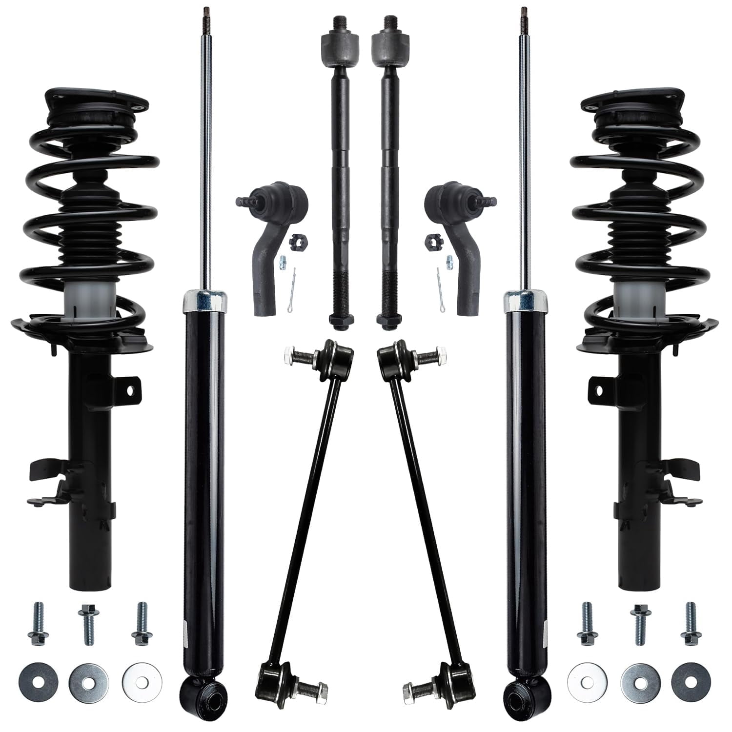 Escape Rear Strut Detroit Axle - Front 10pc Struts Shocks Kit for 2014-2019 Ford Escape ...