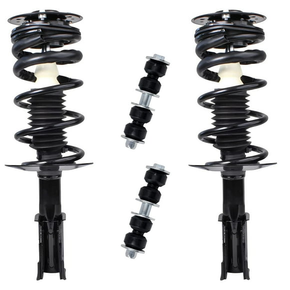 Detroit Axle - Front Struts w/ Coil Spring Sway Bars Replacement for 1999-2005 Chevy Cavalier Pontiac Sunfire