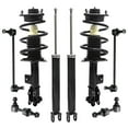 thumbnail image 1 of Detroit Axle - Front Struts w/Coil Springs Rear Shock Absorbers Sway Bar Links Replacement for 2012-2014 Hyundai Sonata Kia Optima Gas - 8pc Set, 1 of 7