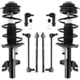 thumbnail image 1 of Detroit Axle - Front Struts w/Coil Springs Sway Bar End Links Outer Inner Tie Rods Replacement for 2013-2016 Dodge Dart Limited - 8pc Set, 1 of 6