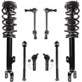 thumbnail image 1 of Detroit Axle - Front Struts w/Coil Springs Sway Bar Links Outer Inner Tie Rod Ends Replacement for Dodge Charger Challenger RWD - 8pc Set, 1 of 6