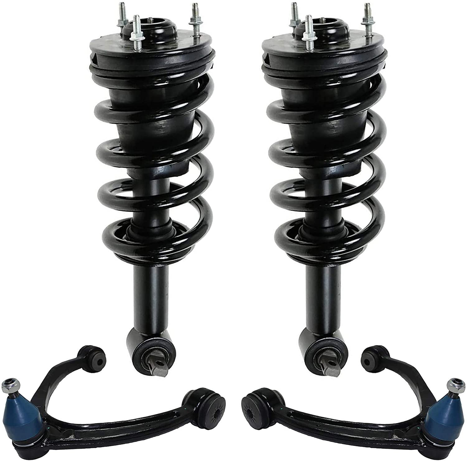 Detroit Axle Front Struts w/Coil Springs Upper Control Arms Replacement for 20072013