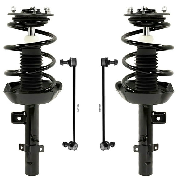 Detroit Axle - Front Struts with Coil Spring + Sway Bar Links Kit Replacement for 2013-2017 Honda Accord 2.4L - 4pc Set