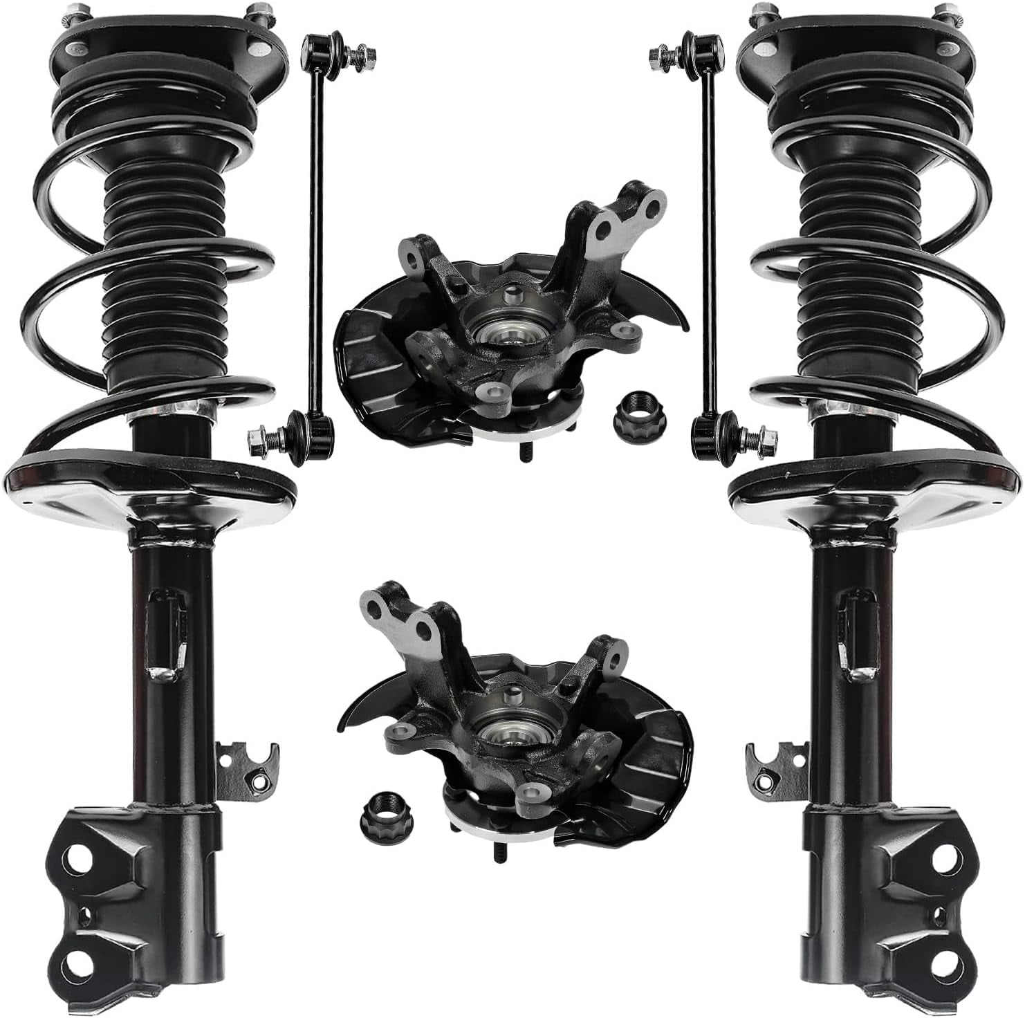 Detroit Axle Front Suspension 6pc Kit for 20092013 Toyota Corolla