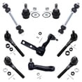 thumbnail image 1 of Detroit Axle - Front Suspension Kit Includes Lower Ball Joints, Inner and Outer Tie Rod Ends, Sway Bar Links, Pitman and Idler Arm w/2.5" Bolt Pattern, 1 of 8
