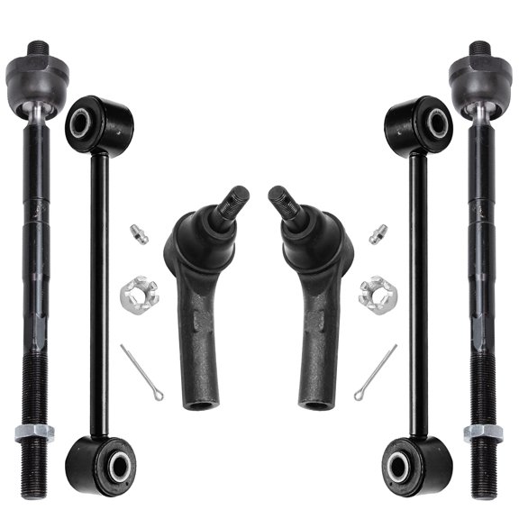 Detroit Axle - Front Sway Bar Link Inner & Outer Tie Rod Replacement for 2005-2010 Jeep Commander Grand Cherokee