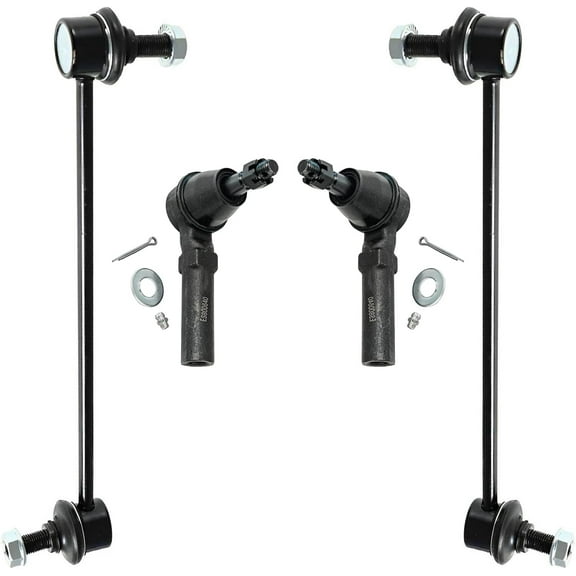 Detroit Axle - Front Sway Bar Links Outer Tie Rod Ends Replacement for 2010-2016 Cadillac SRX - 4pc Set