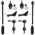 thumbnail image 1 of Detroit Axle - Front Sway Bars Lower Ball Joints Tie Rods Replacement for 2004-2005 Ford F-150 2WD w/90 Degree Sway Bars Models Built Before 11/30/04, 1 of 7