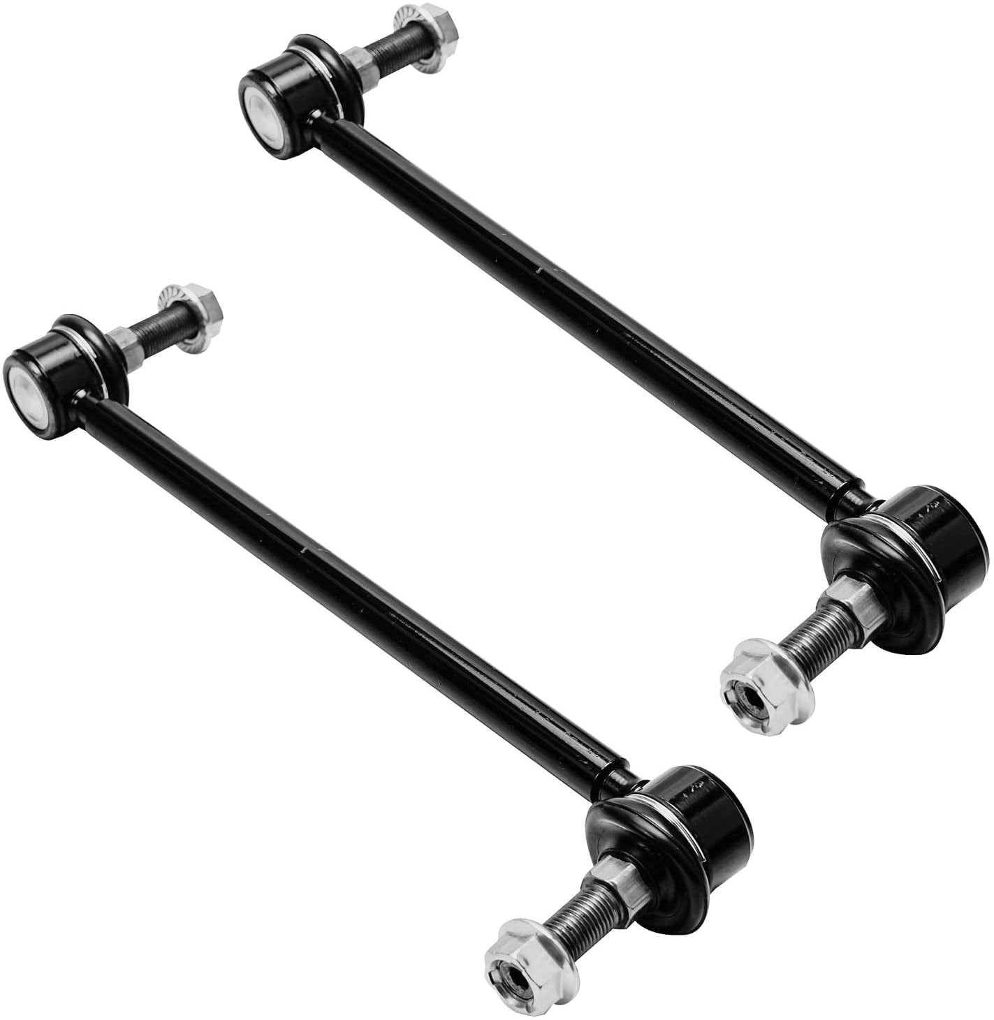 Detroit Axle - Front Sway Bars for 2004-2010 Toyota Sienna 2004 2005 2006 2007 2008 2009 2010, 2 Stabilizer Sway Bar End Links Pair Set Replacement