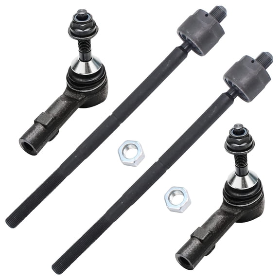 Detroit Axle - Front Tie Rod End Links Replacement for Ford Flex Taurus Five Hundred Mercury Montego Sable