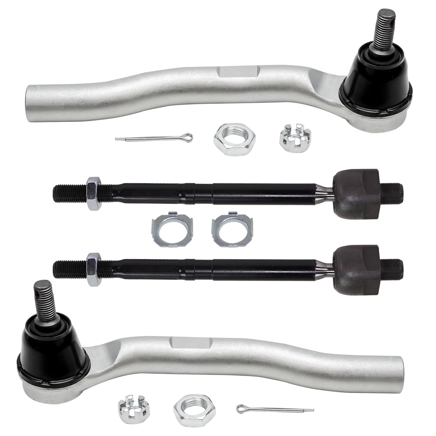 Detroit Axle - Front Tie Rod Adjusting Sleeves Replacement for Chevy Suburban K10 K20 R10 R1500 R20 R2500 Dodge Ram 1500 2500 3500 Truck - 2pc並行輸入