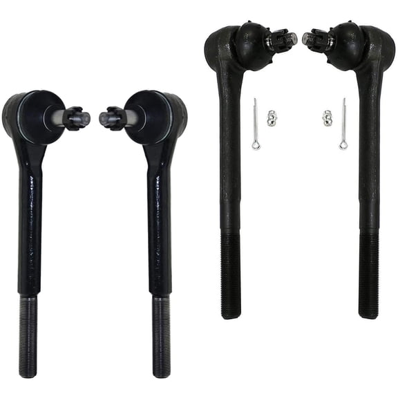 Detroit Axle - Front Tie Rods for Chevy Malibu Blazer S10 GMC Sonoma S15 Buick Regal Pontiac Grand Prix Grand Am Olds Cutlass, 4 Tie Rod Ends Replacement