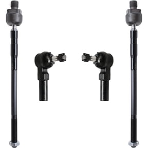 Detroit Axle - Front Tie Rods Kit for Ford 1993-1997 Probe Mazda MX-6, 1993-2002 626, 4 Inner Outer Tie Rod End Links 1994 1995 1996 Replacement